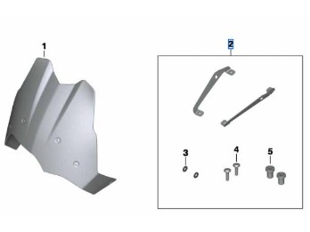 Halter für Windschild für F 700/800 GS