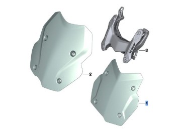 Windschild groß, getönt für GS-Modelle