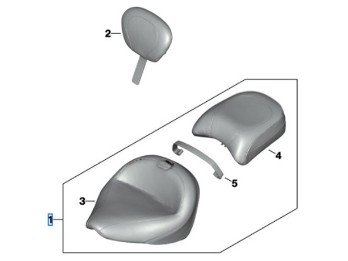 Sitzbank-Satz Weekender schwarz für R 18