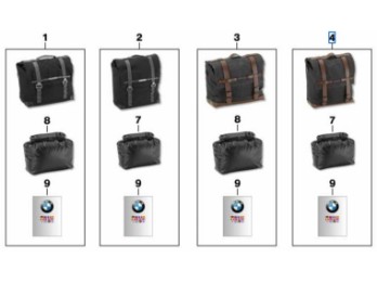 Seitentasche links Edition Leder für R nineT