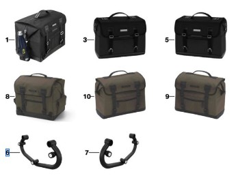 Halter Seitentasche links für R 18