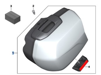 Tourenkoffer links asphalt grey