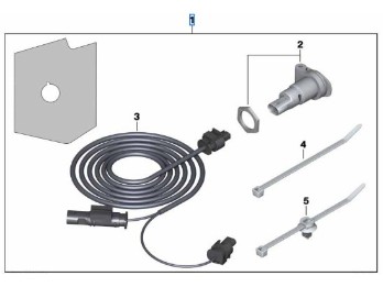 Nachrüstsatz Steckdose für R 1200/1250 GS/A