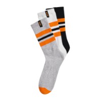 Socken STRIPES 3er Set Schwarz / Weiß / Grau