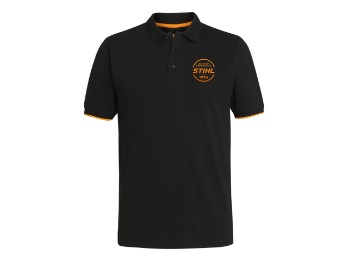 Poloshirt LOGO-CIRCLE schwarz