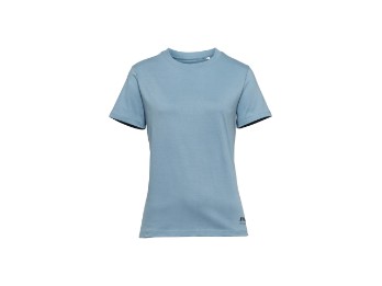 T-Shirt Damen SUSTAINABLE BASIC Blau