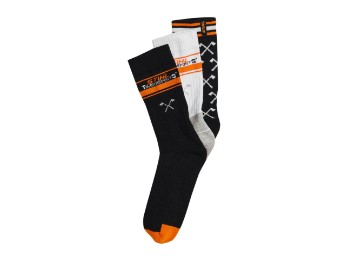 3er Set Socken TIMBERSPORTS® Schwarz / Weiß