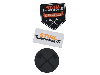 Silikon- Aufkleber 3er Set TIMBERSPORTS®