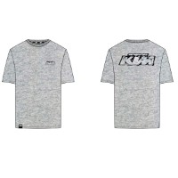 LOGO T-SHIRT LIGHT GREY MELANGE