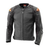 HELICAL LEATHER JACKET