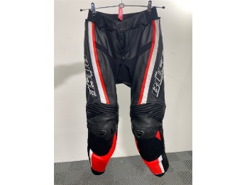 D-Lederkombi Mille schwarz/rot