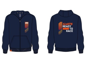 KIDS RACING ZIP HOODIE