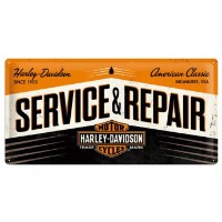 Harley-Davidson® Blechschild Service & Repair 50 x 25 cm