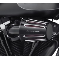 Screamin' Eagle Teardrop Heavy Breather Filter Cover / Black