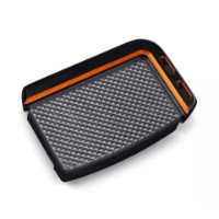 Adversary-Kollektion Bremspedal Groß / Black&Orange - FL Softail