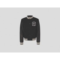 THE ROKKER COMPANY College Rider Jacket / Black/White