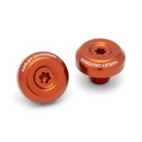 Adversary Endkappen für Lenkergriffe / Orange