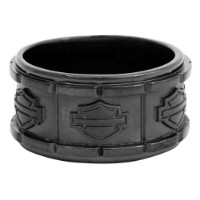 Harley-Davidson® Black Outline B&S Herrenring