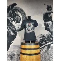 Damen Dealer T-Shirt "Skull Wreath"