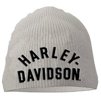 Weiße Harley-Davidson® Mädchen-Feinstrickmütze