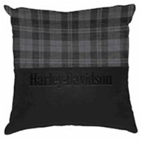 Harley-Davidson® Plaid Outdoor Pillow