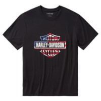 Harley-Davidson® T-Shirt Stars & Stripes schwarz