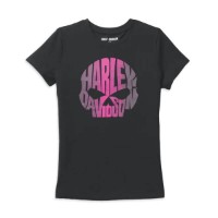 Harley-Davidson® Damen-T-Shirt mit Harley-Davidson-Totenkopf-Motiv