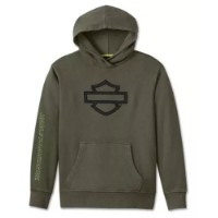 Harley-Davidson® Damen Hoodie Street Machine Bar & Shield grün