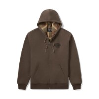 American Classic Flannel Lined Herren Zip Hoodie
