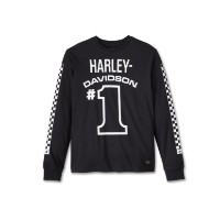 #1 Longsleeve Tee Schwarz