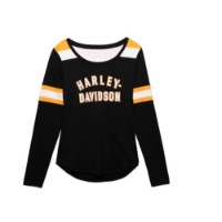 Damen Langarmshirt mit Streifenmuster