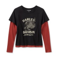 Harley-Davidson® American Classic Layered Damen Top 