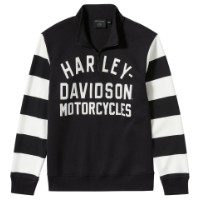 Harley-Davidson® Pullover 1/4 Zip Breakout schwarz/weiß