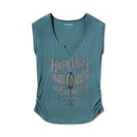 Damen-Muscle-T-Shirt „Legendary“ mit Glitzer-Details