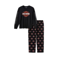 Harley-Davidson® Herren Bar & Shield Long Sleeve Pajama Set