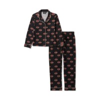 Harley-Davidson® Damen Bar & Shield Button Front Pajama Set