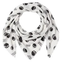 Harley-Davidson® Damenschal Willie G Skull off-white/schwarz