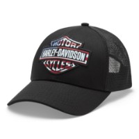 Harley-Davidson® Baseball Cap Stars & Stripes Switchback schwarz