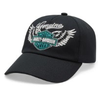 Harley-Davidson® Damen Baseball Cap Winged Bling schwarz
