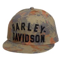Harley-Davidson® Baseballkappe mit Öl-Camouflage-Print