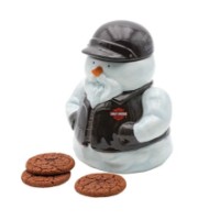Harley-Davidson® Biker-Schneemann-Keksdose