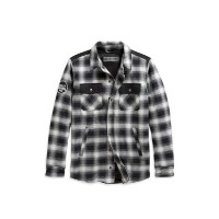 Harley-Davidson® Hemdjacke Arterial Schwarz/Weiß 