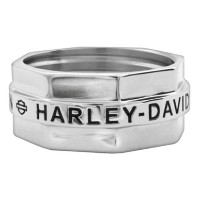 Harley-Davidson® Stainless Steel H-D Bolt Herrenring