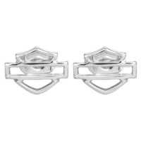 Harley-Davidson® Bar & Shield Outline Ohrringe
