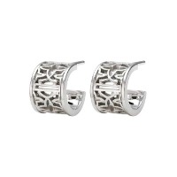 Harley-Davidson® Damen-Ohrringe mit silbernem Bar & Shield