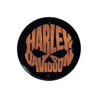 Harley-Davidson® Copper Skull Blechschild