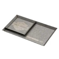 Harley-Davidson® Tray Set Metal Valet Bar & Shield