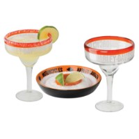 Harley-Davidson® Margarita-Glas-Set mit breitem Rand, 2er-Set - 16 oz.