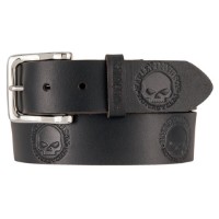 Harley-Davidson® Herren-Ledergürtel „Willie's World“ mit Prägung