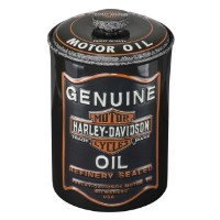 Harley-Davidson® Trademark Bar & Shield Oil Can Ceramic Sculpted Cookie Jar